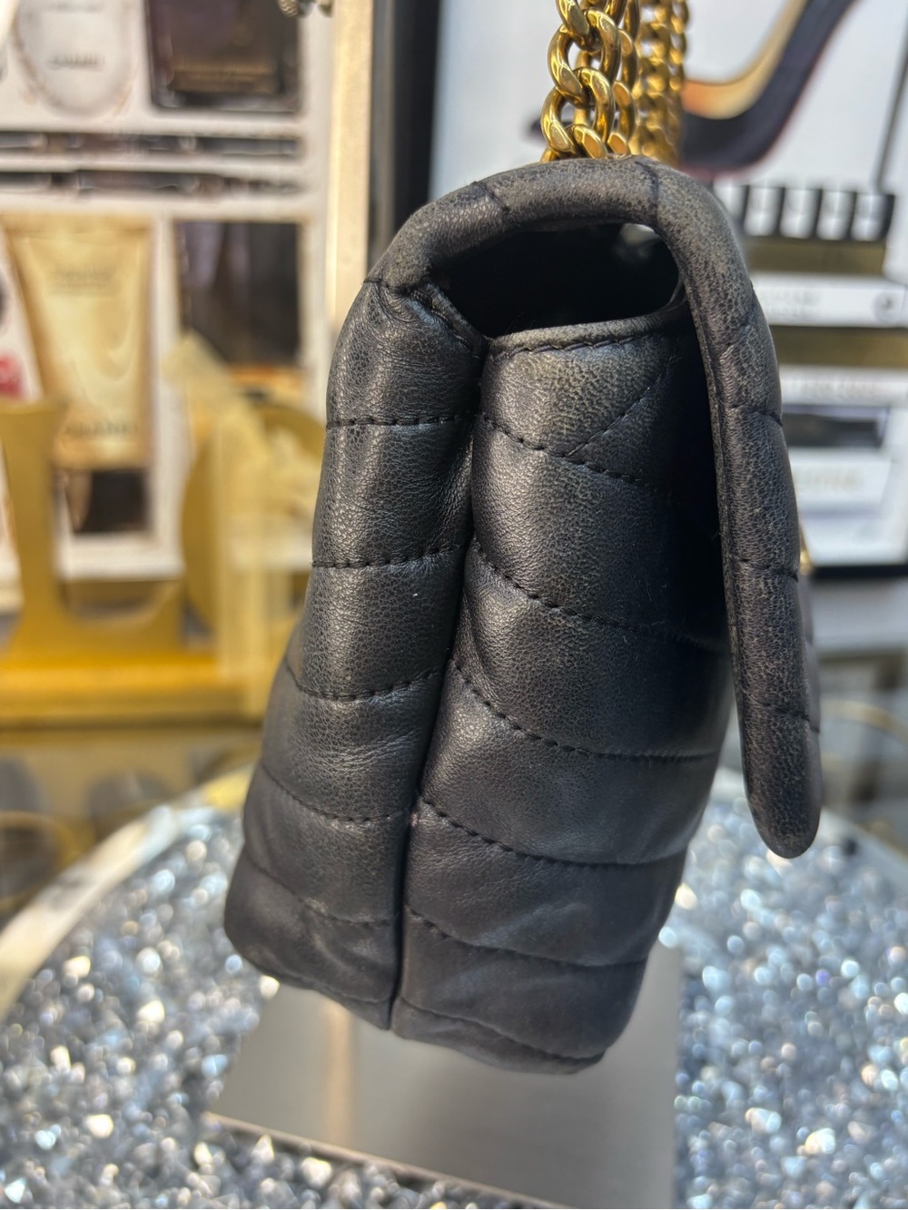Tory Burch Small Kira Chevron Convertible Shoulder Bag GUC - Picture 6 of 14